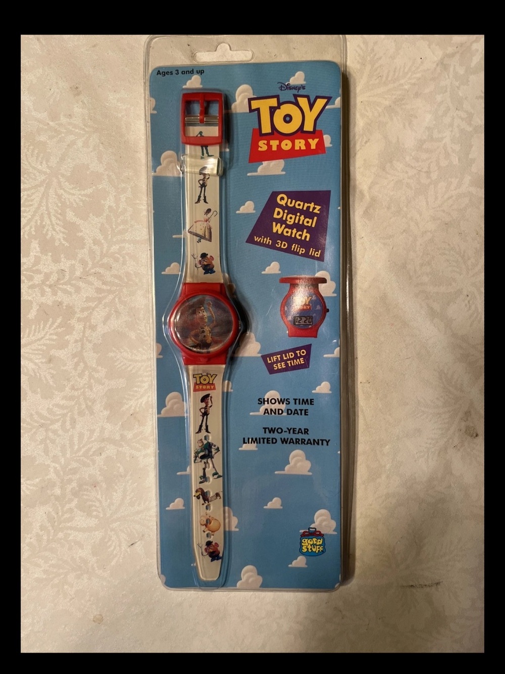 Disney Toy Story Woody Digital Watch, New Sealed,  1995.  NIP
